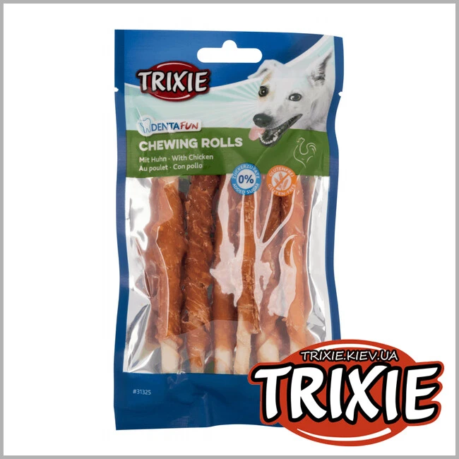 مضغ العلكة مع اللحم لتنظيف الأسنان Trixie Denta Fun