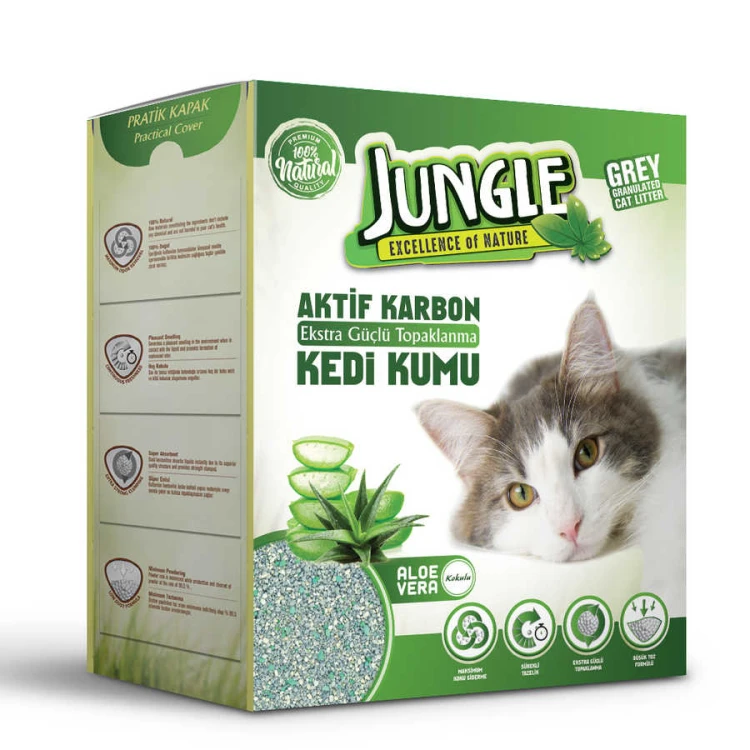 JUNGLE 1 Aloe Vera Flavored Carbon Sand - /6L 5.1 kg