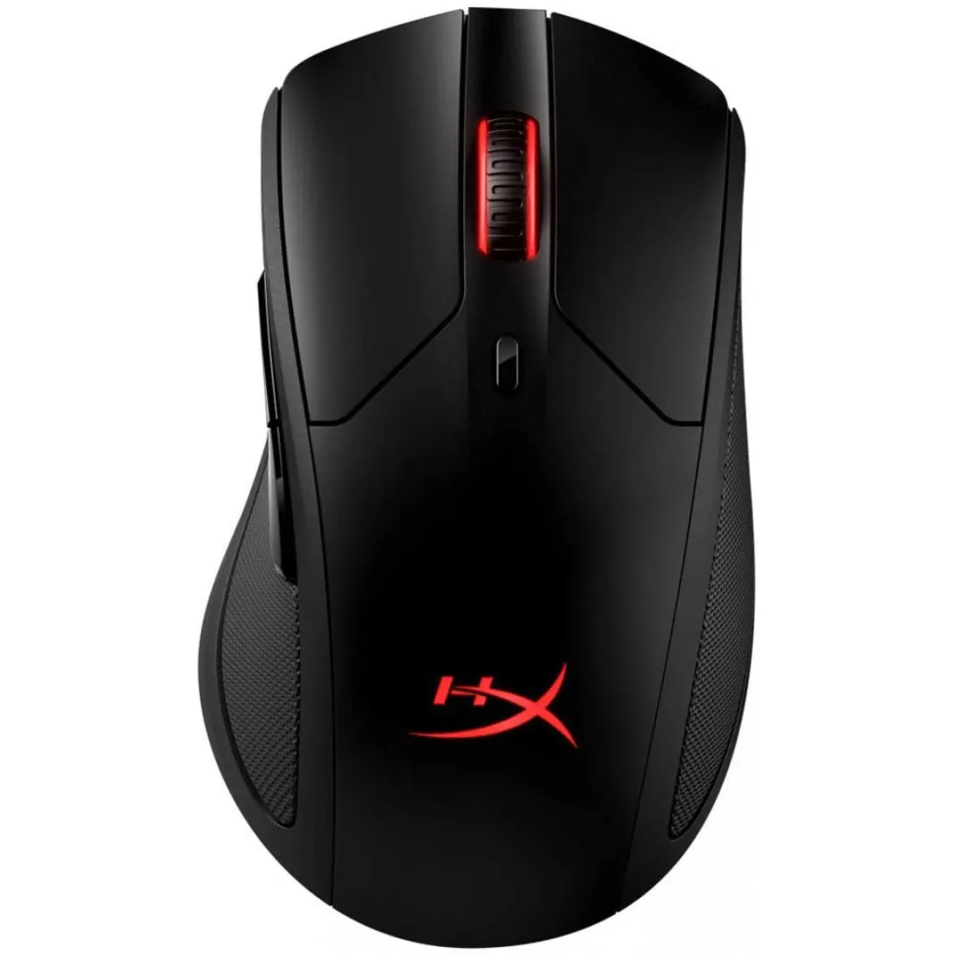HyperX Pulsefire Dart - ماوس ألعاب لاسلكي RGB 16,000 DPI، 6 أزرار قابلة للبرمجة، بطارية شحن Qi تصل إلى 50 ساعة - الكمبيوتر الشخصي، PS4، Xbox One متوافق
