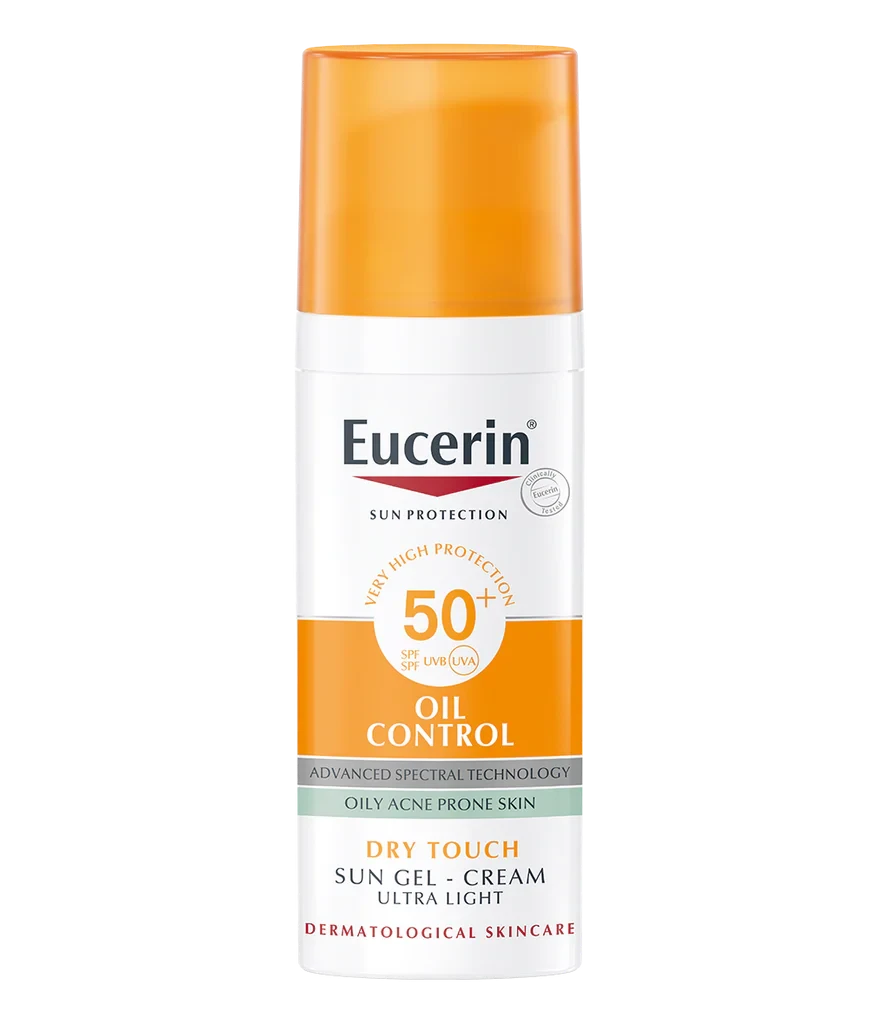 يوسيرين جل كريم للتحكم في الزيت مع واقي شمس SPF 50+ 50 مل