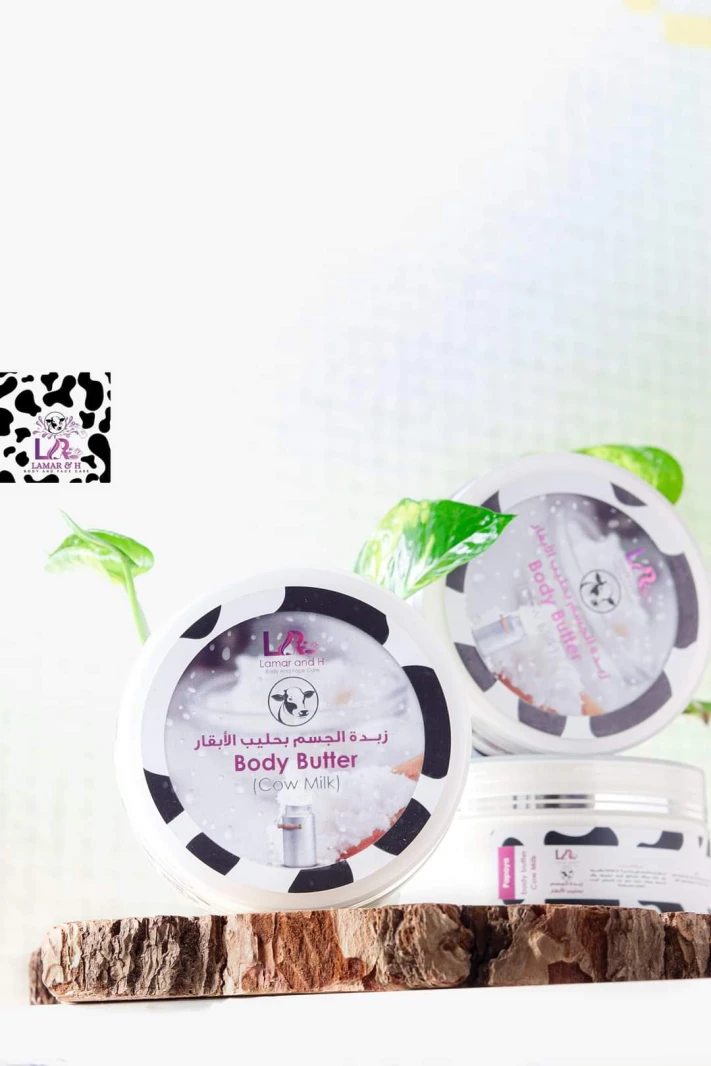 Body butter with cow's milk