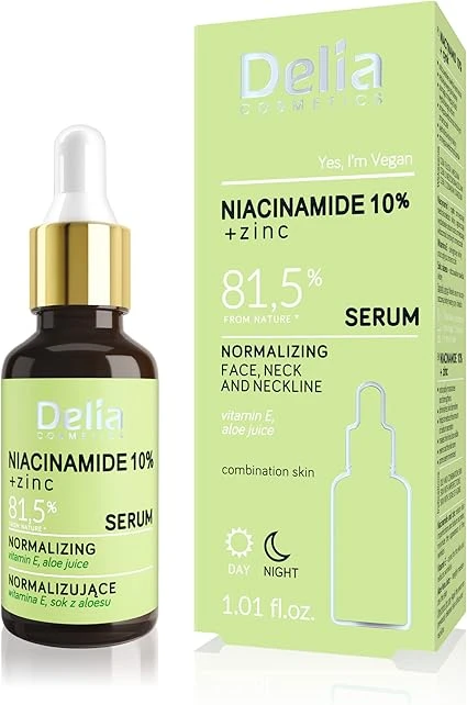 Normalising Serum - Niacynamide 10% + Zinc - Delia 30 ml