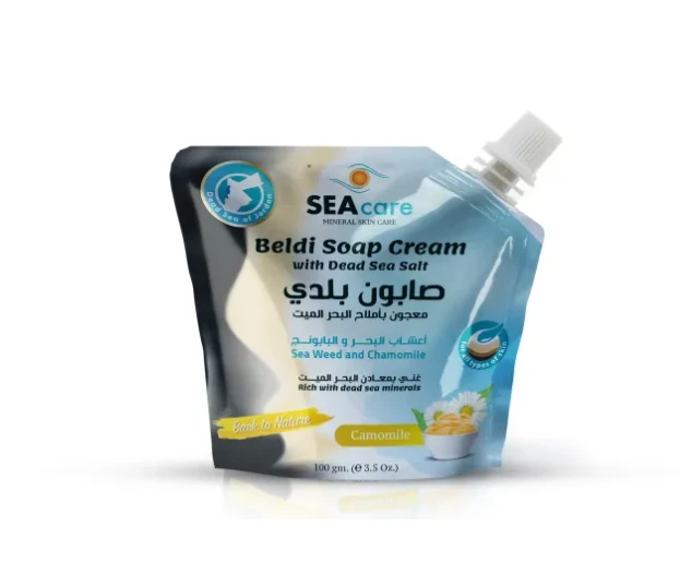 صابون بلدي معجون بطين البحر الميت – البابونج