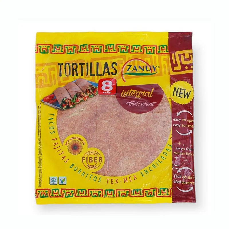 ZAN TORTILLA WRAP WHOLE WHEAT