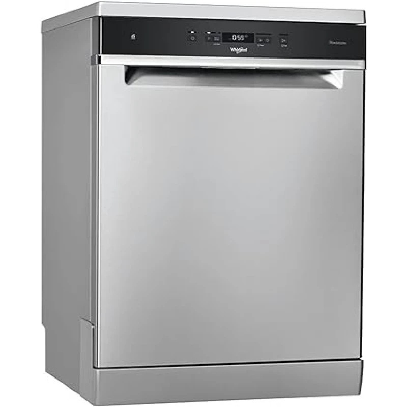 غسالة الأطباق Whirlpool 8Prog A+++ سعة 9.5 لتر من الفولاذ المقاوم للصدأ + Power Clean