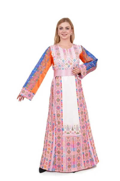 Naksheh Thoub Kom Satan Blue & Orange