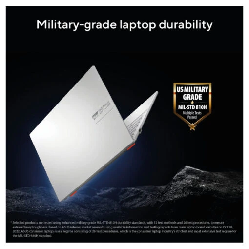 لاب توب ASUS Vivobook Go 15 2024 - انتل كور i3-N305، ذاكرة DDR4 8 جيجا، 512 جيجا SSD، شاشة 15.6 بوصة FHD IPS-Level، أخضر رمادي