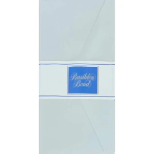 Vintage John Dickinson Basildon Bond 90x185mm Envelopes Light Blue - Pack of 17
