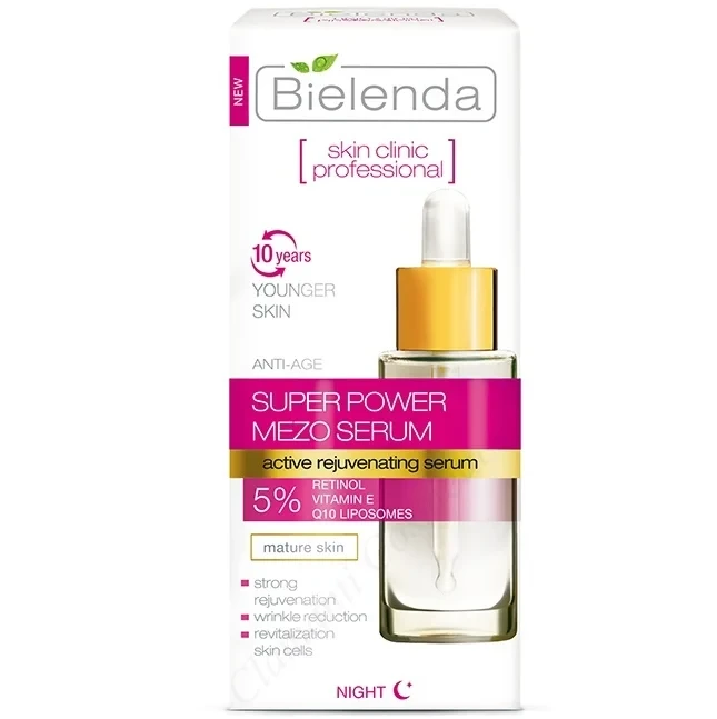 Bielenda Skin Clinic Professional Active Rejuvenating Anti-age Night Serum 30 ml