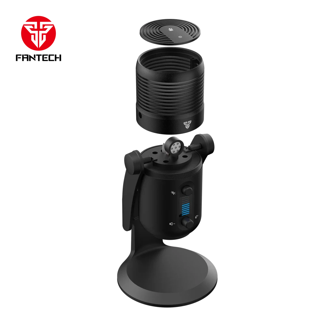 Fantech MCX03 Leviosa Max Condenser Microphone for Streaming with Cardioid Polar Pattern