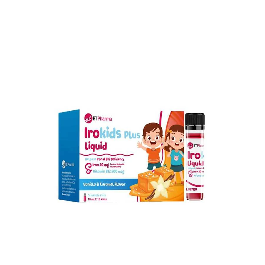 BT PHARMA IROKIDS PLUS LIQUID 10VIALS