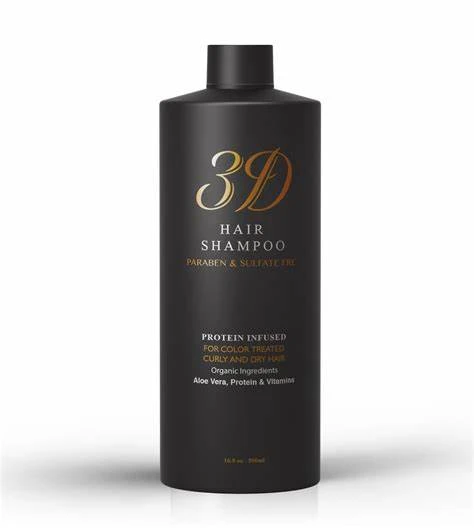 شامبو خالي من الاملاح والبارابين من 3D HAIR