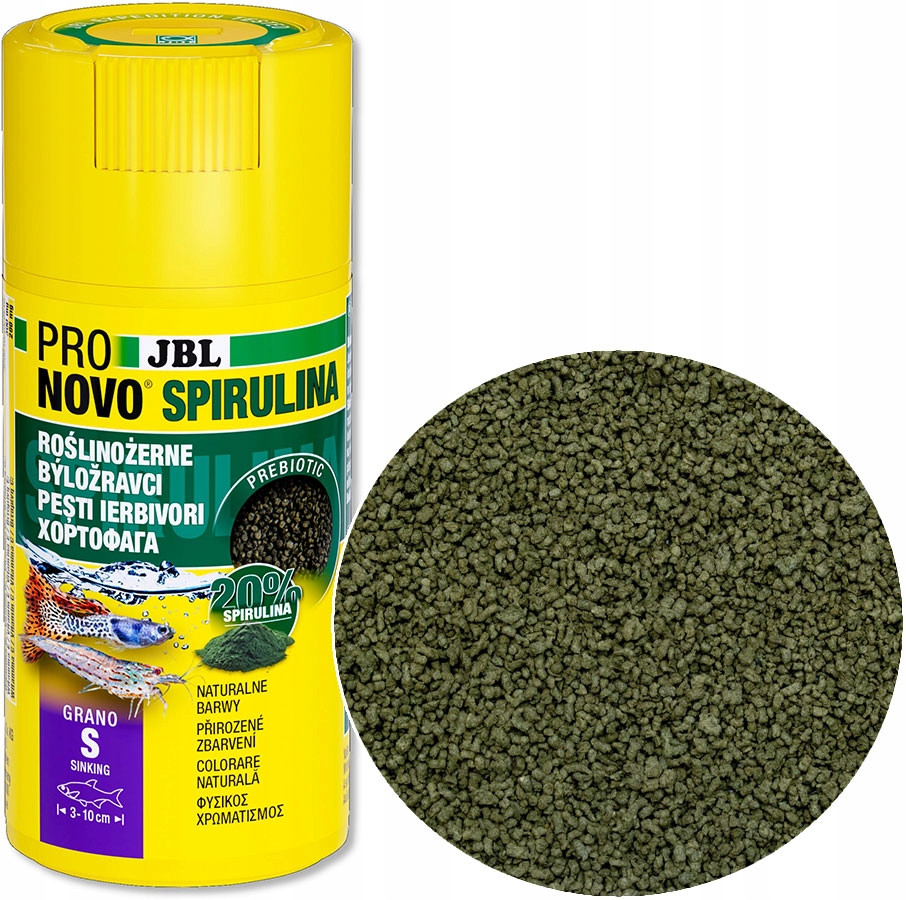 JBL Pro NOVO Spirulina GRANULE 100ml/250ml