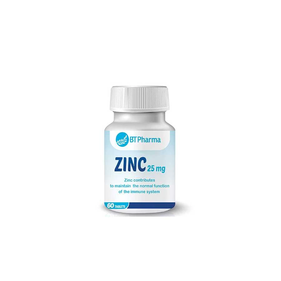 BT PHARMA ZINC (25mg) 60TAB