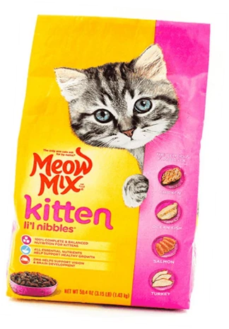 Mew Mix Dry Cat Food for Kittens 1400g