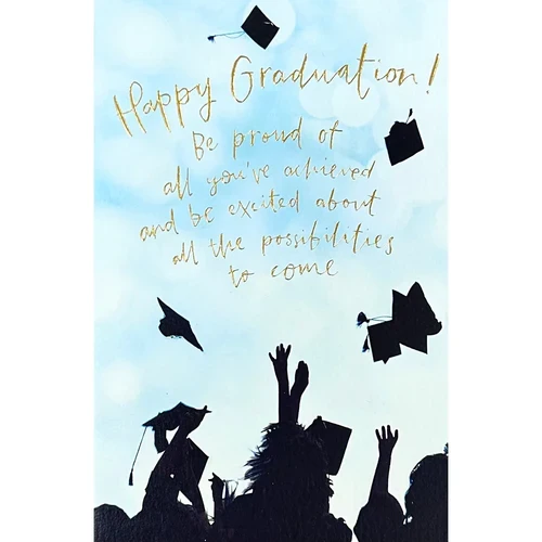 UK Greetings Graduation Greeting Card 21x14 cm with Envelope