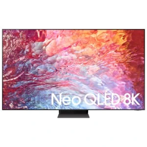 تلفزيون سامسونج LED Neo QLED 8K ذكي 55 بوصة، 4 منافذ HDMI و3 منافذ USB، قمر صناعي مدمج، واي فاي