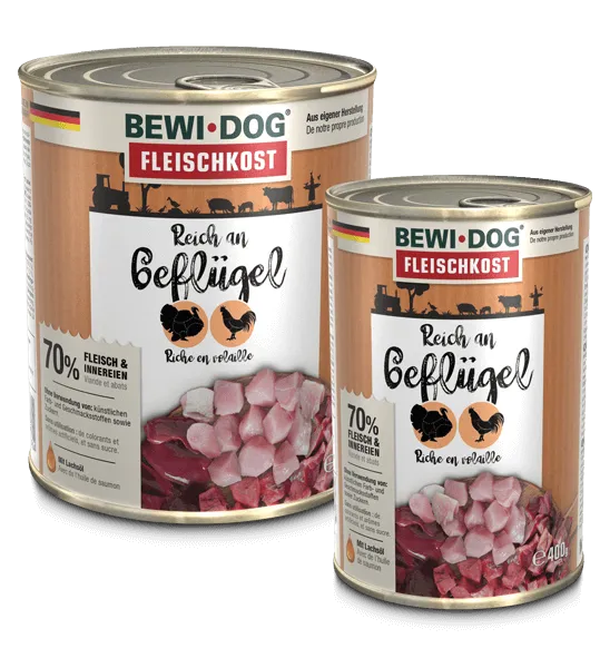 BEWI DOG rich in poultry 400g