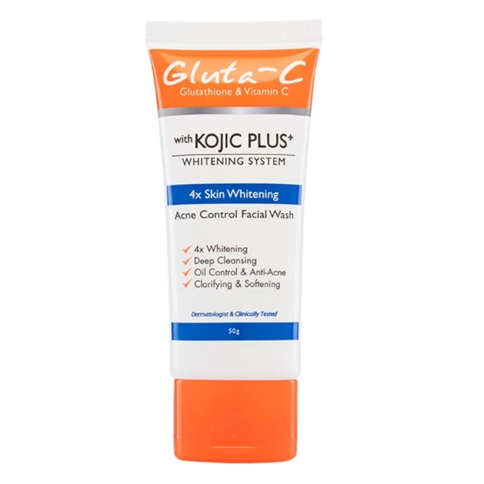 Gluta- C with Kojic Acid Acne Control facial wash- 50g