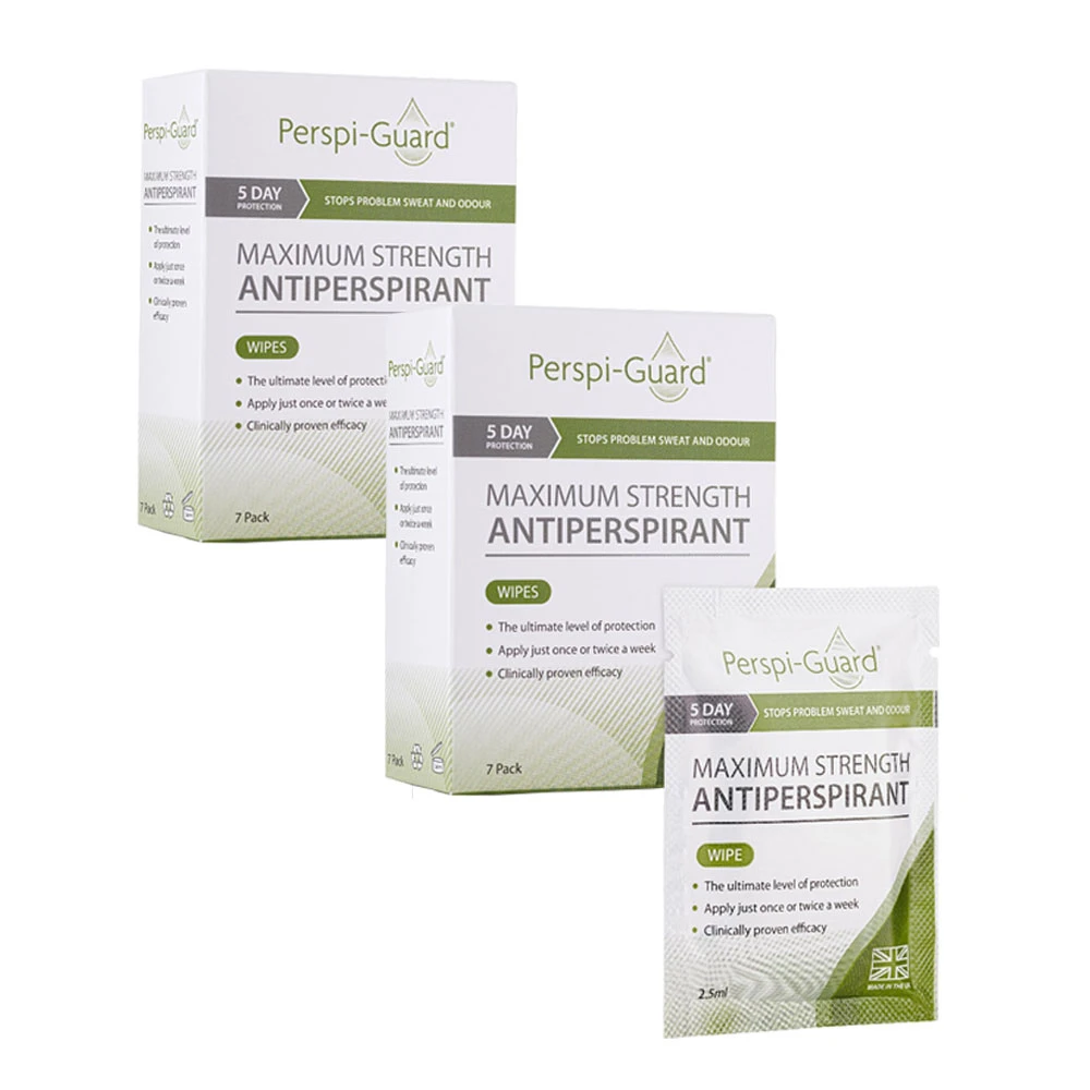 (للتعرق مزيل (PERSPI-GUARD DEO WIPES 7 PACK