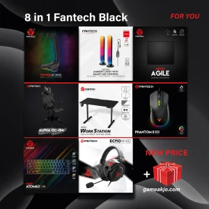 Fantech black/white 8 in 1 Gaming set
