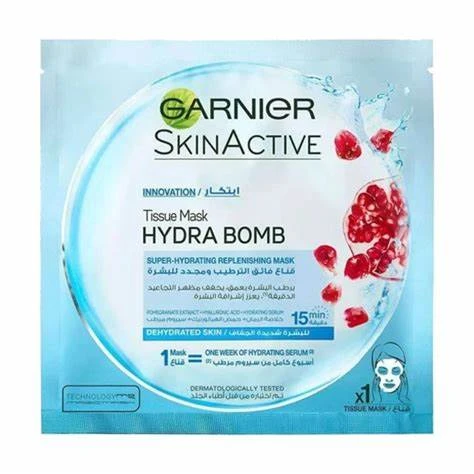 Garnier SkinActive Hydra Bomb Super-Hydrating Replenishing Tissue Mask for Dehydrated Skin