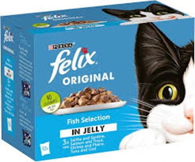 Nestlé - Felix Favourits Pouches in Jelly - Pack of 12