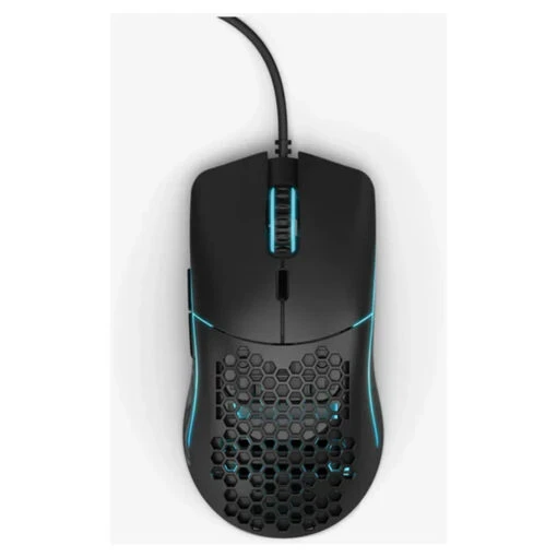 ماوس الألعاب السلكي Glorious Model O Minus - خفيف الوزن للغاية 58 جرامًا، 12000 نقطة في البوصة، إضاءة RGB، غلاف قرص العسل