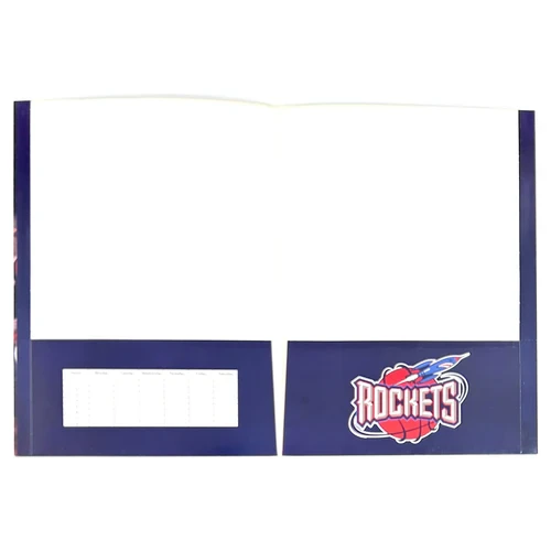 مجلد Mead NBA 2 Pocket Carton Folder A4 - عبوة من قطعة واحدة