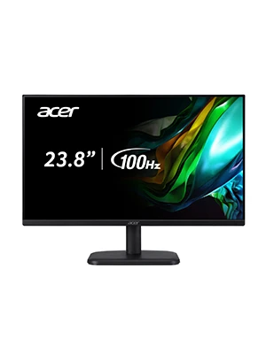 Acer EK241Y 24” IPS Full HD 100Hz 1ms Frameless Eye Care Features ComfyView HDMI & VGA Interface - Black