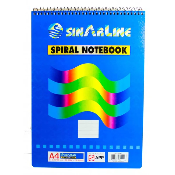 SinarLine Legal Flip Pad 5mm Squared Ruling 56g A4 - 70 Sheets