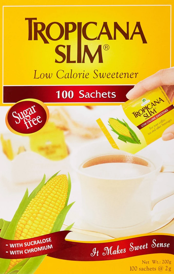 trop low calorie sweetner 50 sachets