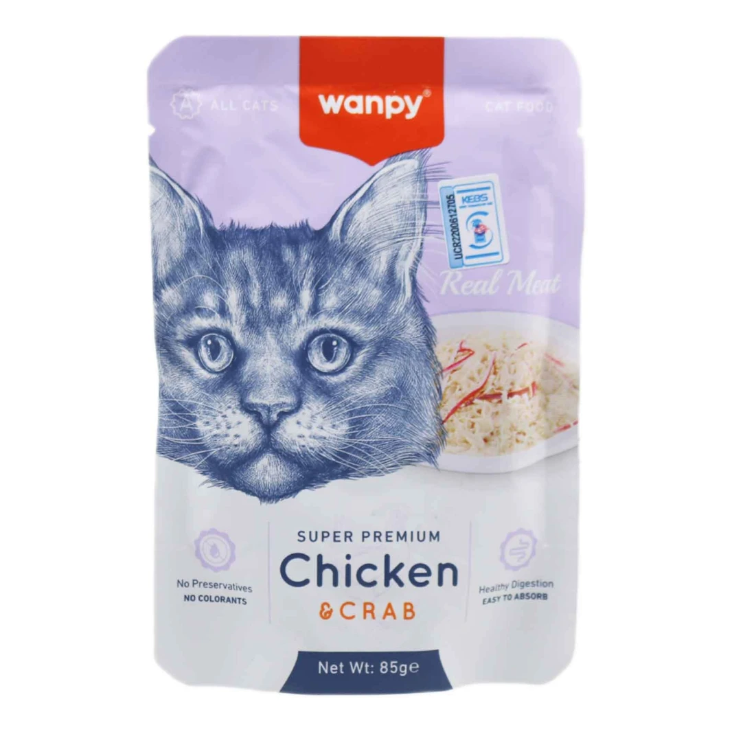 Wanpy can chicken&Crab 95g