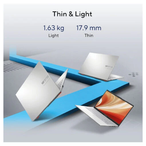 لاب توب ASUS Vivobook Go 15 2024 - انتل كور i3-N305، ذاكرة DDR4 8 جيجا، 512 جيجا SSD، شاشة 15.6 بوصة FHD IPS-Level، أخضر رمادي