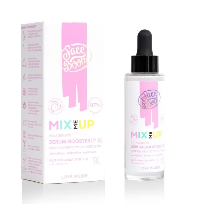 سيروم معزز للكولاجين من BB FaceBoom MIX ME UP، 30 مل