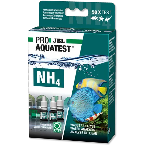 فحص مراقبة بسيطة وموثوقة للأمونيوم (NH4) والأمونيا (NH3) في أحواض السمك