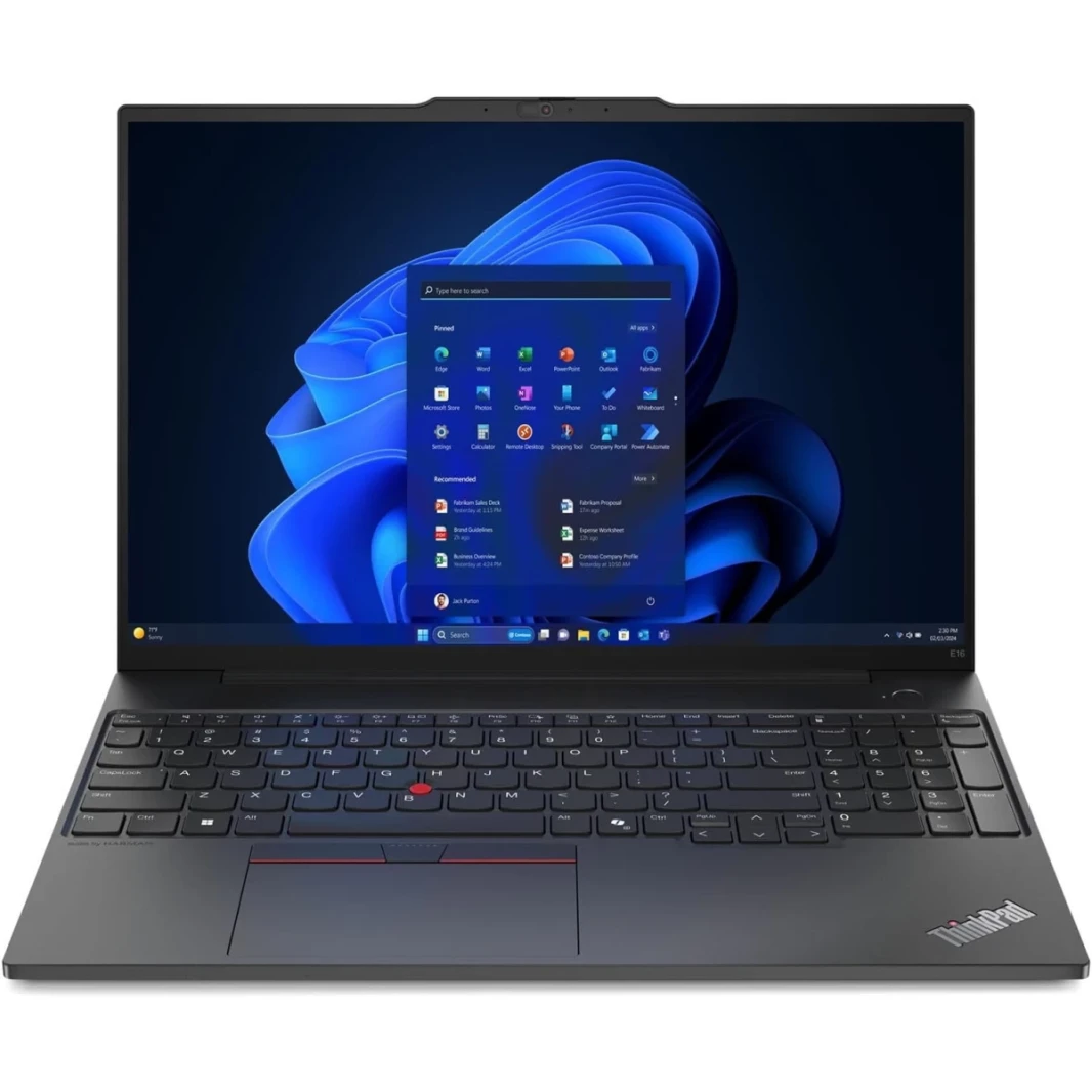 Lenovo NEW ThinkPad Edge E16 Gen 2 (2024) Intel® Ultra 7 155H HIGH Performance 16-Core Intel® AI Boost w/ DDR5 Memory & Backlit keyboard
