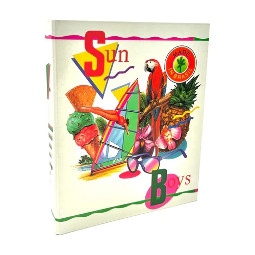 مجلدات مدرسية عتيقة مكونة من حلقتين من الورق المقوى المقوى المتين مقاس 32×26×4 سم - Sun Boys