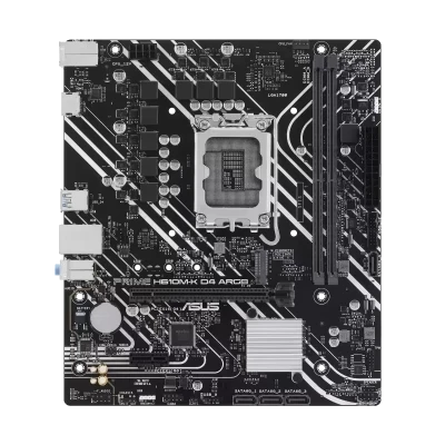 ASUS H610M-K ARGB micro-ATX motherboard with DDR4, PCIe 4.0, M.2 slot