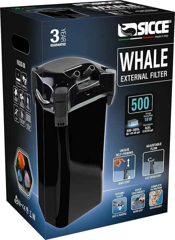 SICCE canister filter WHALE 500- 1300L\H
