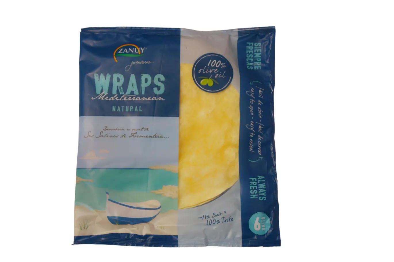 Zan Tortilla Wrap Natural