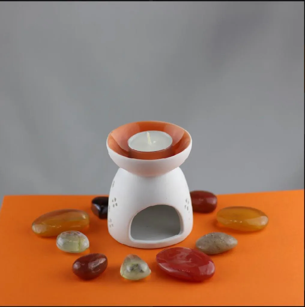 6 pcs wax melts + wax burner