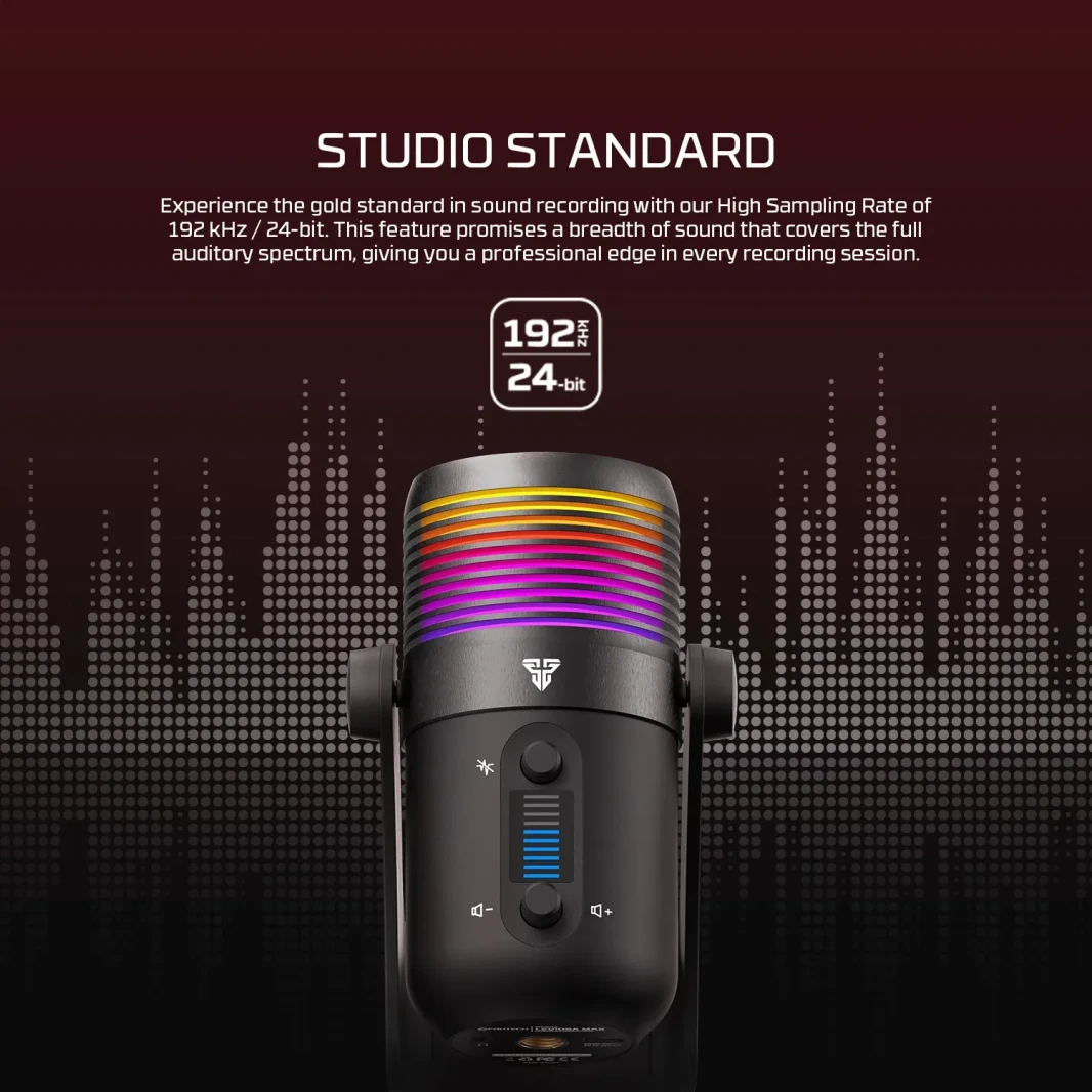 Fantech MCX03 Leviosa Max Condenser Microphone for Streaming with Cardioid Polar Pattern