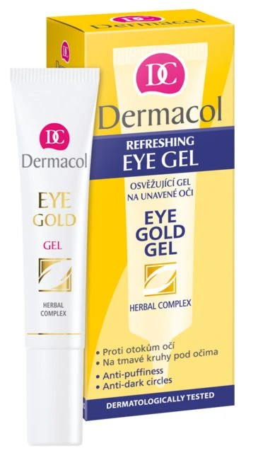 ديرماكول 
Eye Gold Gel
كريم العناية المكثفة للعين
15مل