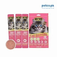 Wimow Creamy Snack Fingers 15g (5 Sticks) - Salmon Flavor