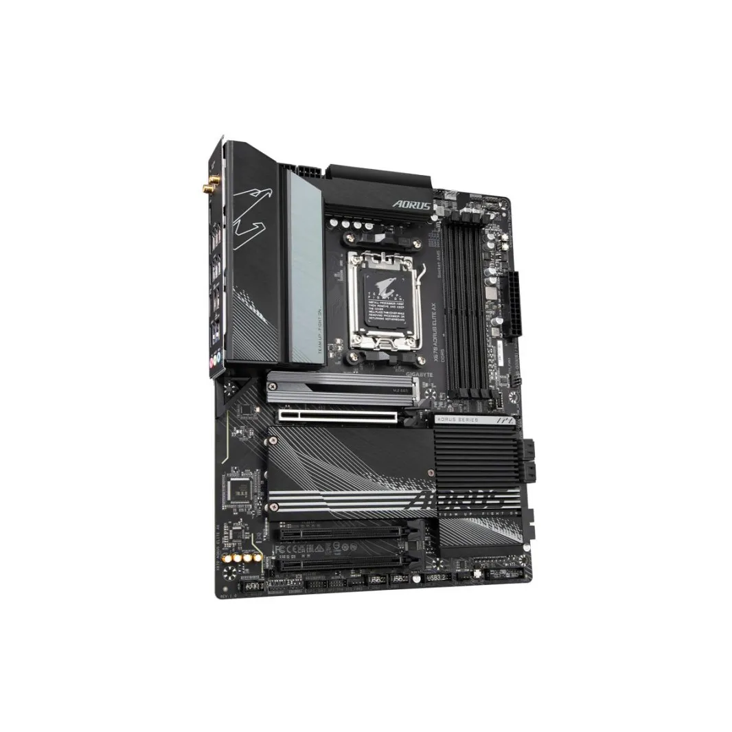 GIGABYTE X670 AORUS ELITE AX (WiFi 6E) AMD RYZEN 7000 Series AM5/DDR5/PCIe 5.0/4xM.2 - ATX Gaming MotherBoard
