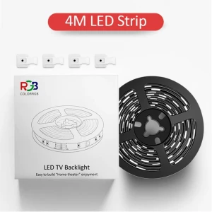 شريط إضاءة LED RGB5050 LED مع التحكم عبر التطبيق 4 متر