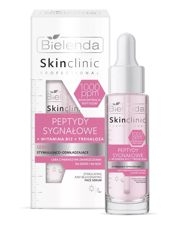 تعمل ببتيدات الإشارة الاحترافية من SKIN CLINIC على تحفيز
